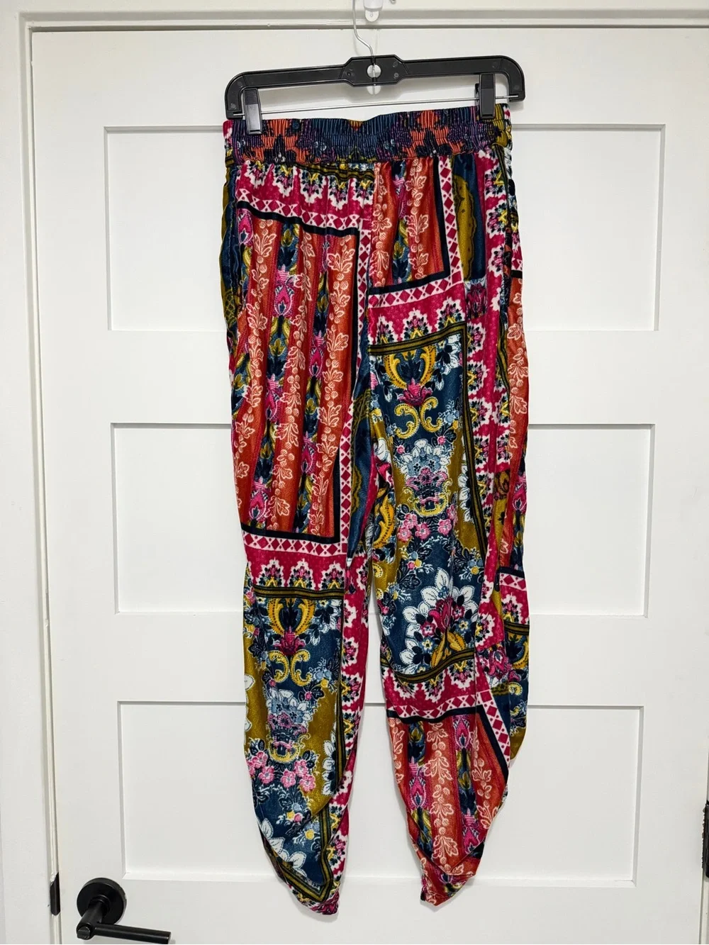 Anthropologie Multicolor Zadie Velvet Patchwork Sleep Pants Size XS 8583